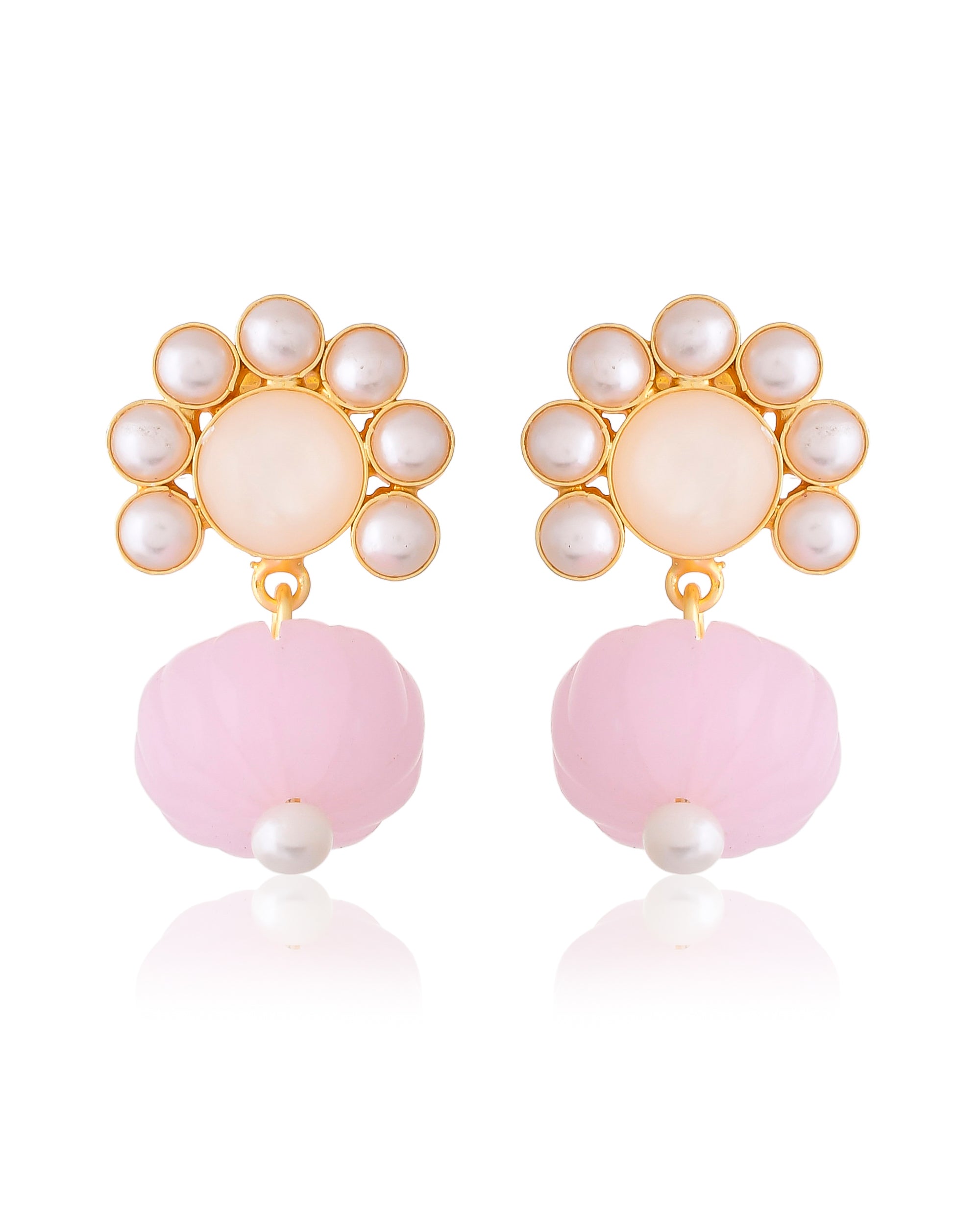 PINK MELON EARRINGS